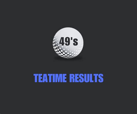 booster results teatime past 60 days.